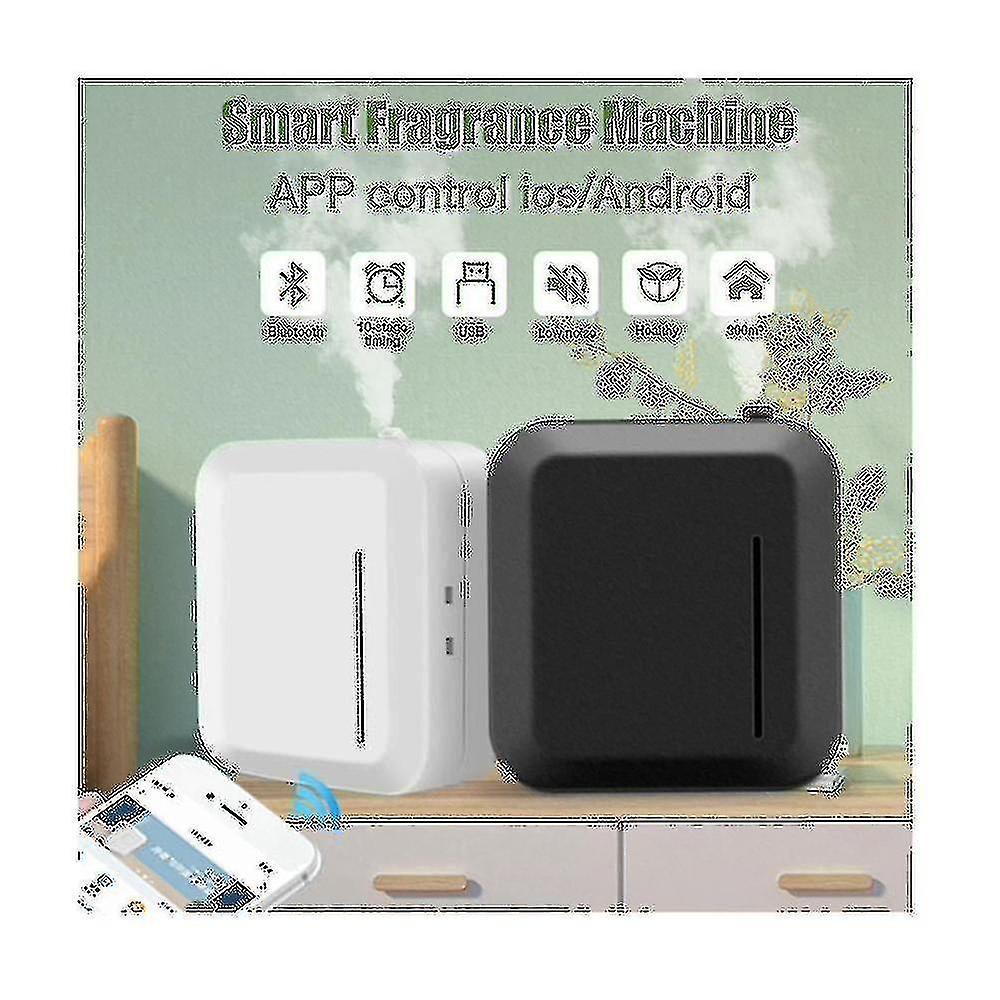 Black Intelligent Aromas Fragrances Machine 150ml App Control Air Freshener Oil Diffuser Office