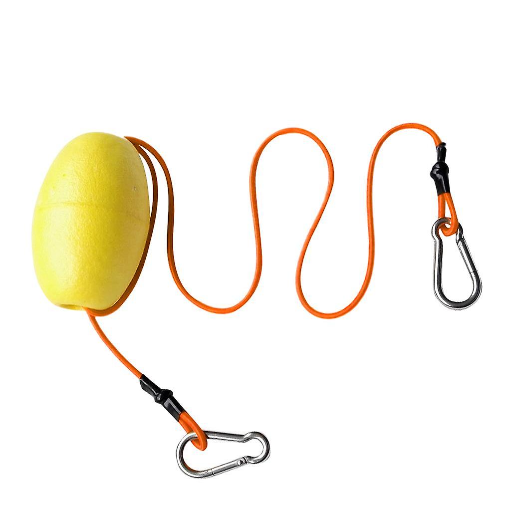 Kayak Tow Throw Line Floating Accessory Leash Yellow + Fluorescent Yellow