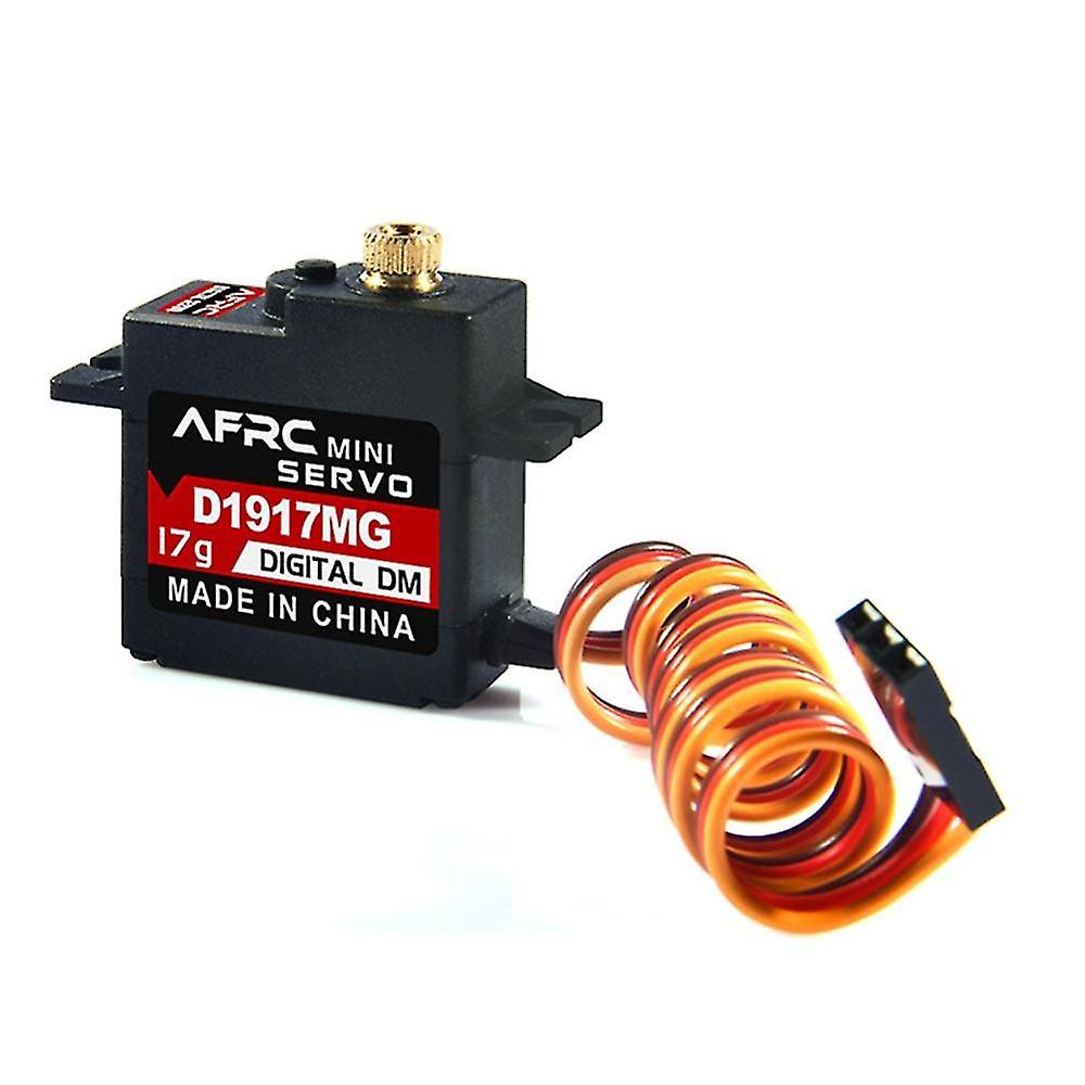 D1917mg Mini Metal Gear Digital Servo For 1/16 1/18 1/24 Rc Fixed Wing Helicopter Diy Assembly Upg