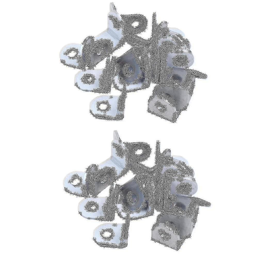 40pcs 20mm X 20mm 90 degrés Support d’étagère d’angle Support d’angle
