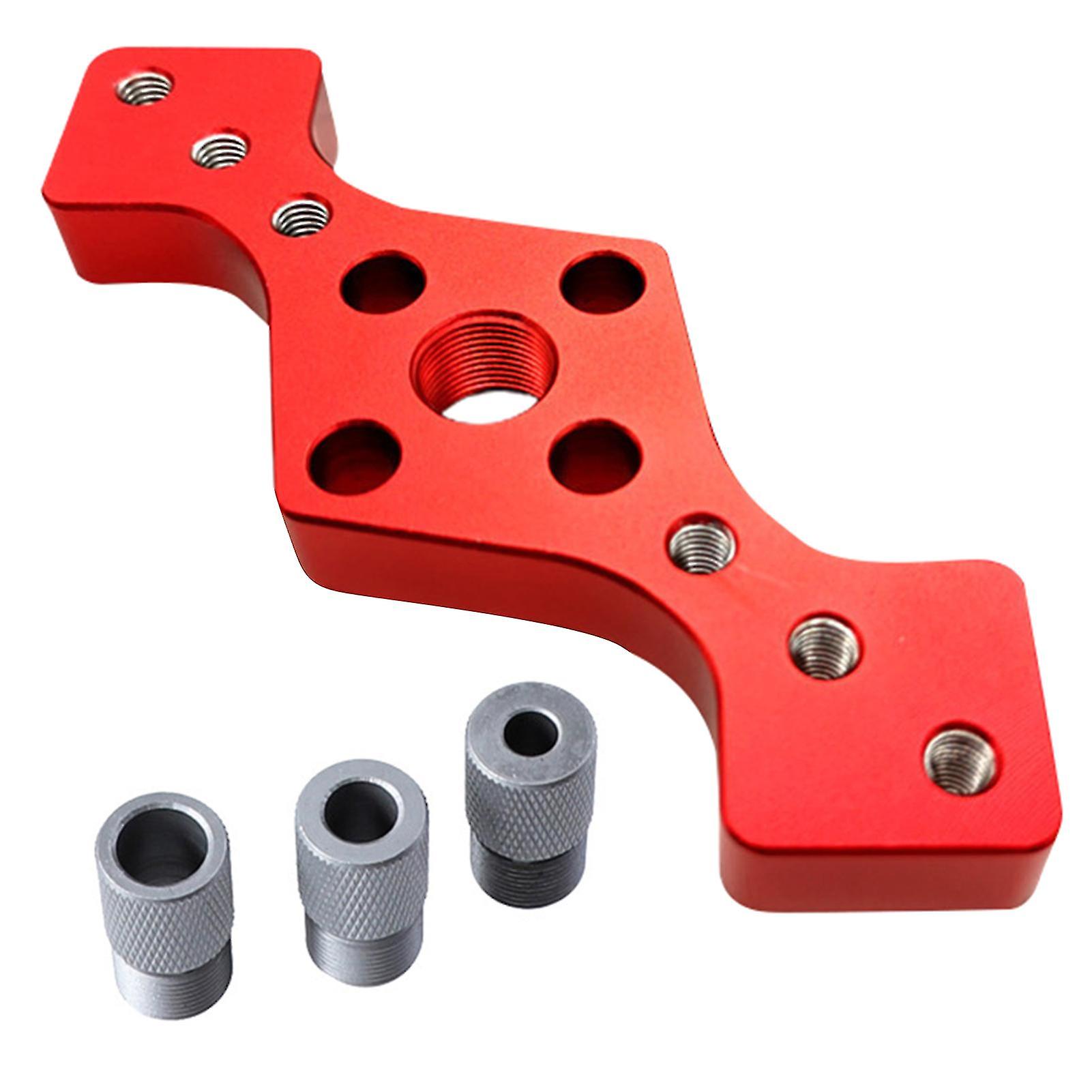 High Precision Hole Drilling Guide Effective Convenient To Use Firmly Installed Stable Woodworking Drilling Locator For Furniture Splicing