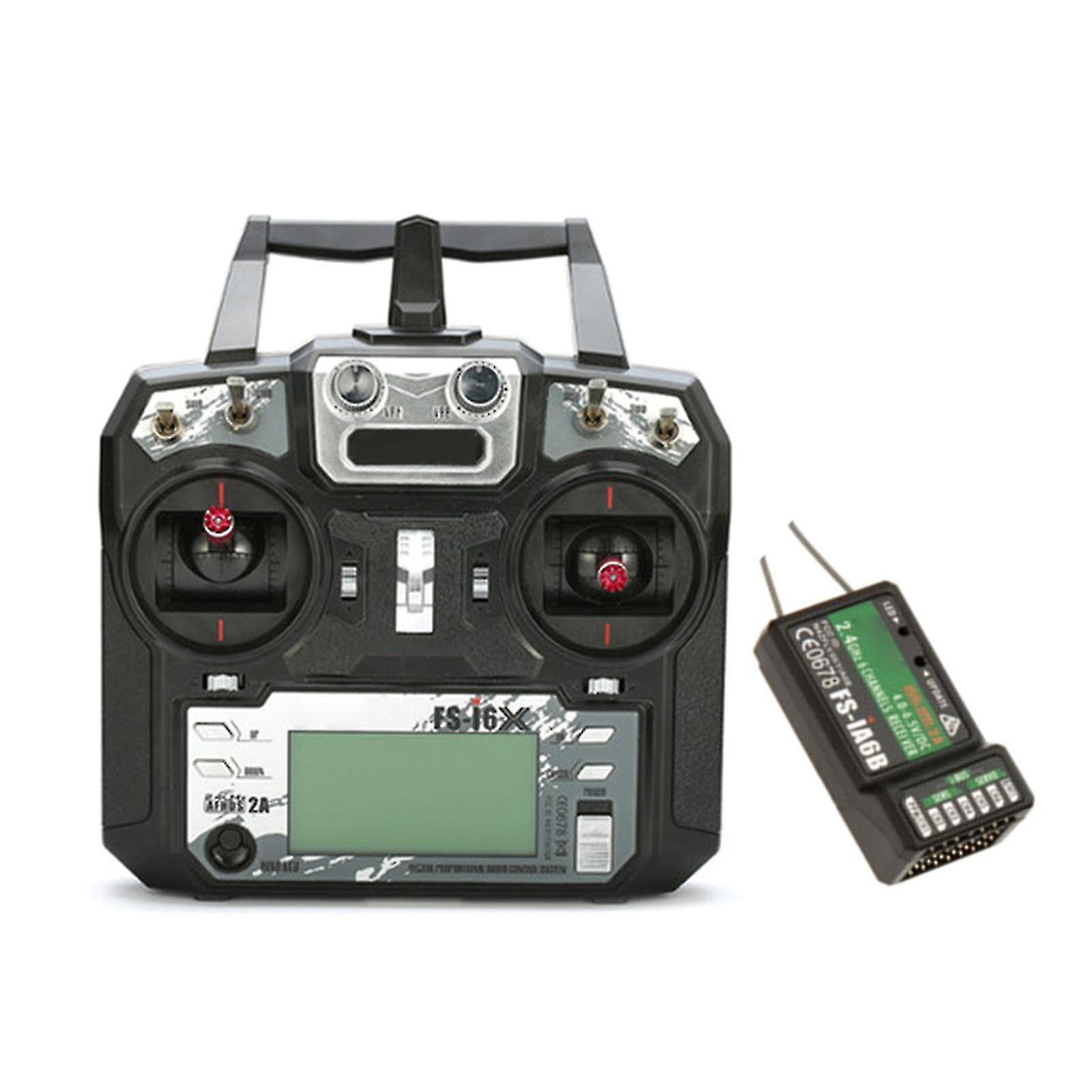 Drone Ia6b Receiver With Fs-i6x Fs I6x 10ch 2.4ghz Afhds 2a Rc Transmitter Kit