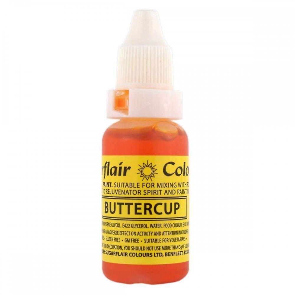 Sugarflair Edible Droplet Paint Liquid 14ml - Buttercup