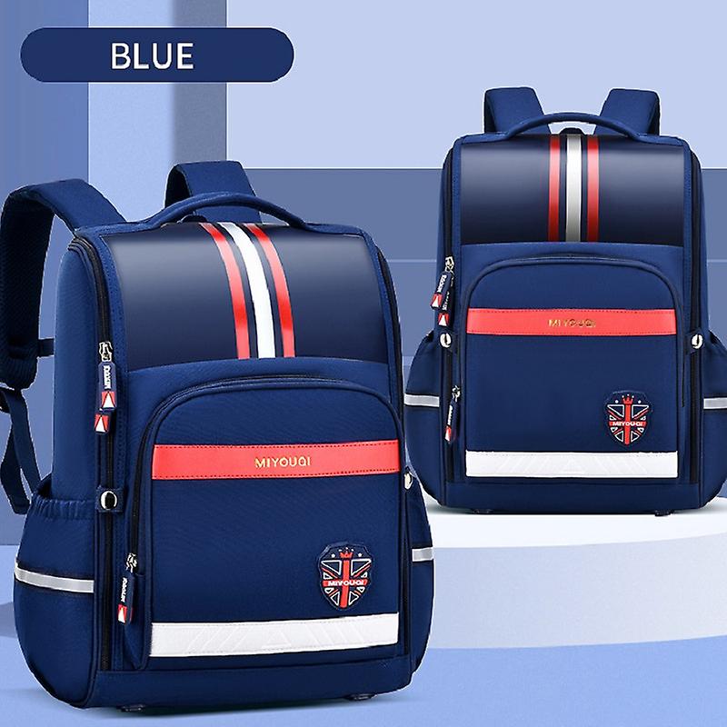 Sac à dos pour enfants imperméable à l’eau Sac d’école de grande capacité pour les élèves de l’école primaire Sac à dos de voyage Protection de la colonne vertébrale Sac d’école