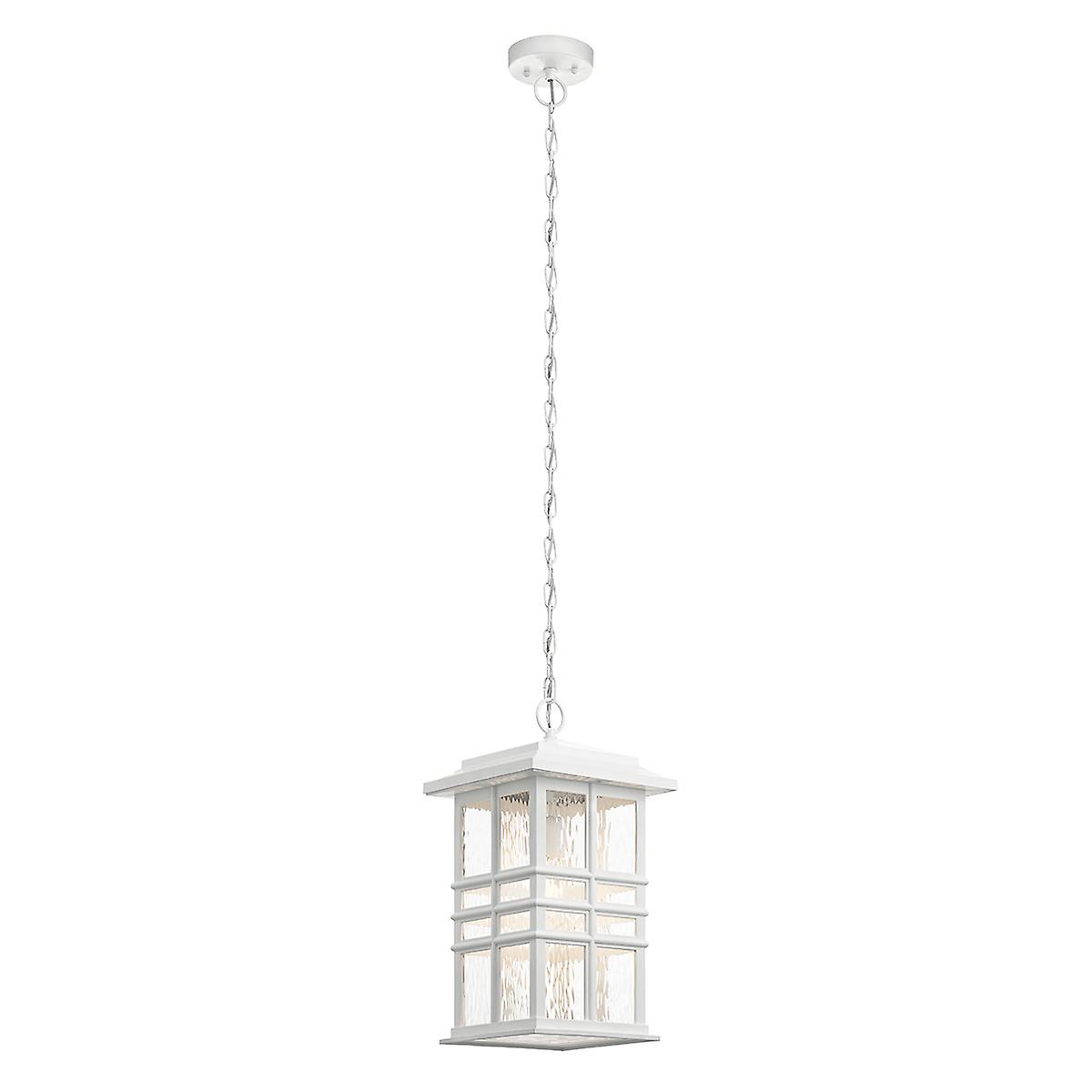 Beacon Outdoor 1 Light Chain Lantern, White, IP44, E27