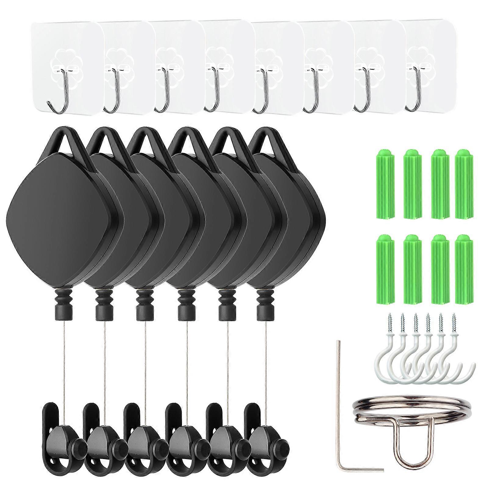 VR Cable Management Retractable Ceiling Pulley System Compatible for HTC Vive/Rift S/Oculus Quest2 VR Accessories