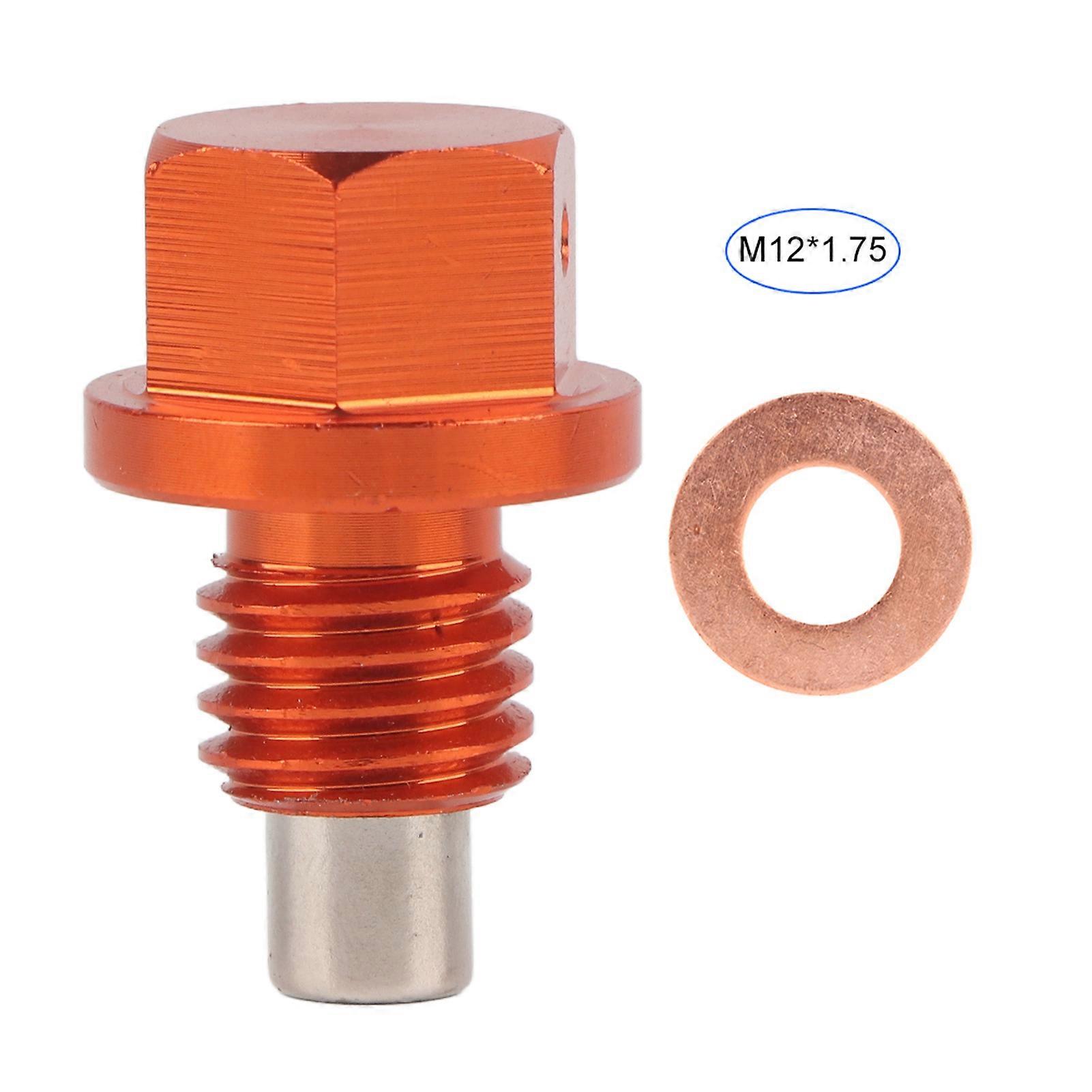 Oil drain plug with magnet for efficient metal debris collection
