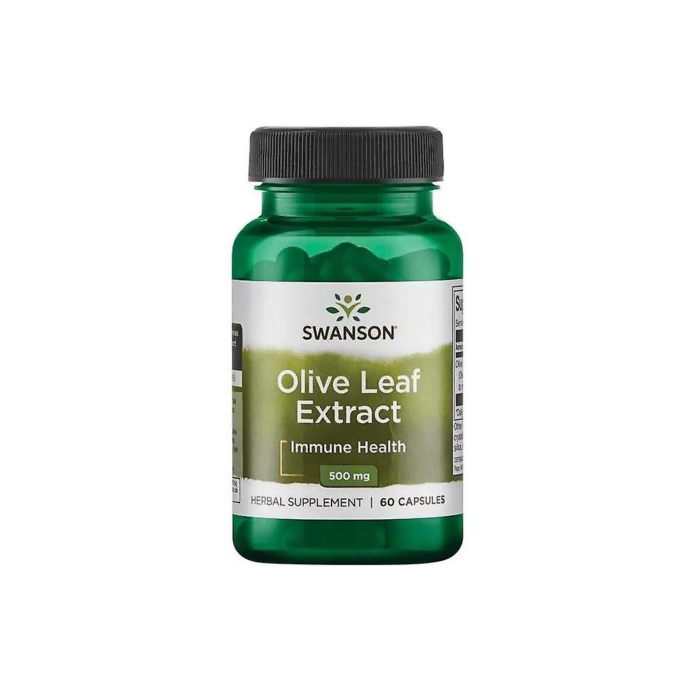 Swanson olive leaf extract 500 mg, 60 capsules 3334