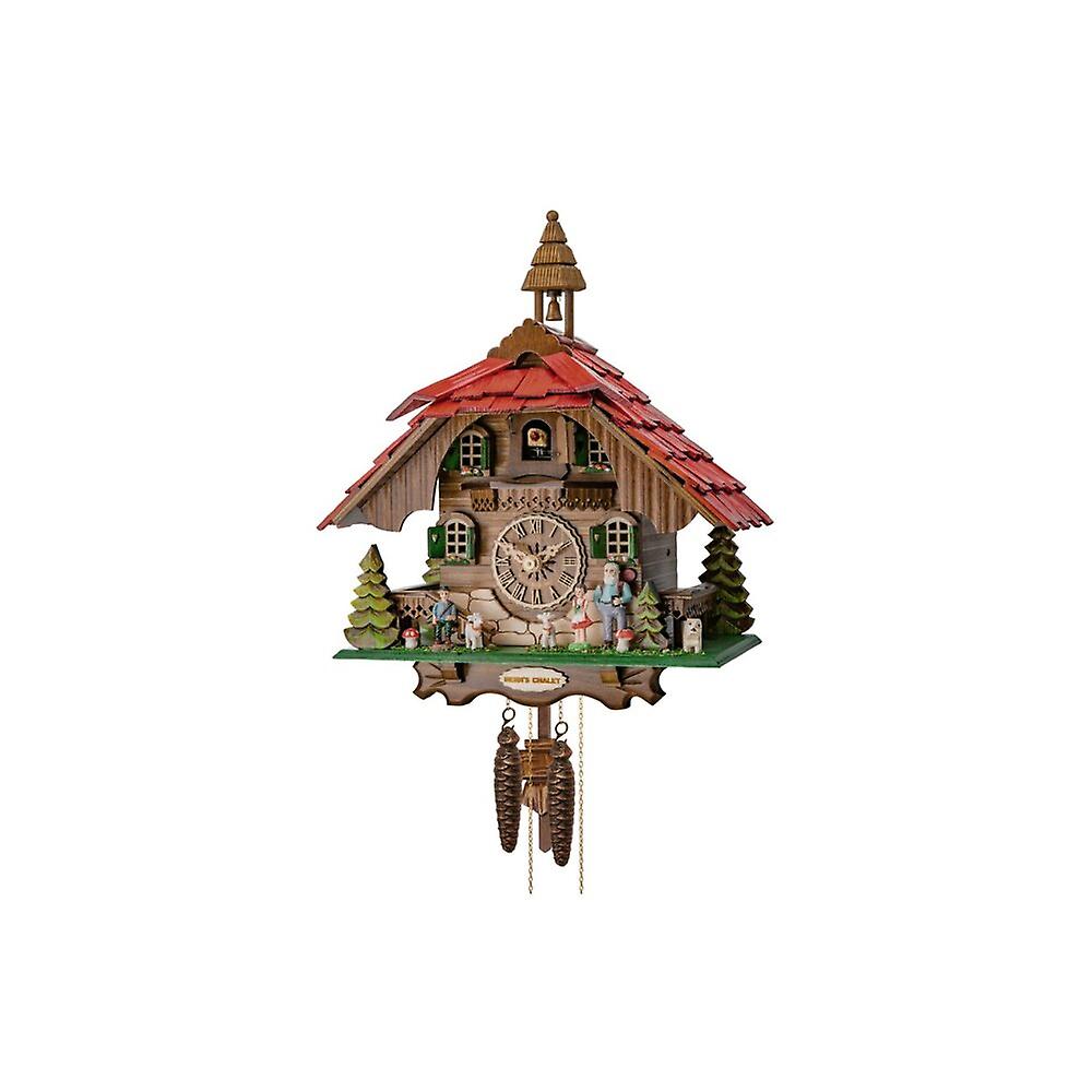 Engstler - 4443 - Cuckoo Clock - 1-Day Chain Hoist - Walnut
