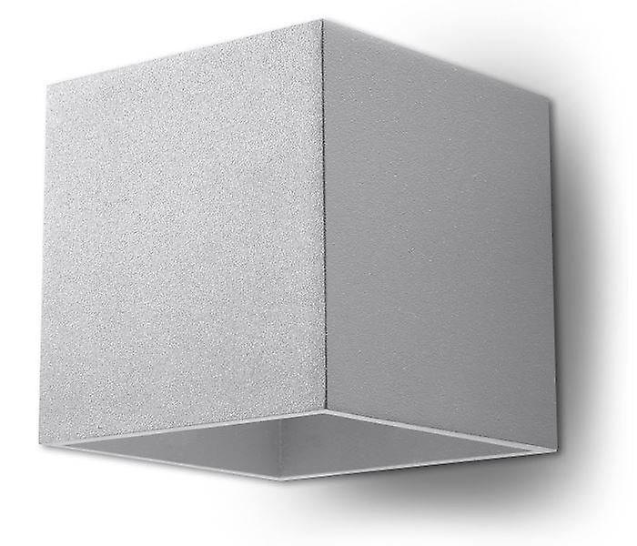 Sollux QUAD - 1 Light Up Down Wall Light Grey, G9