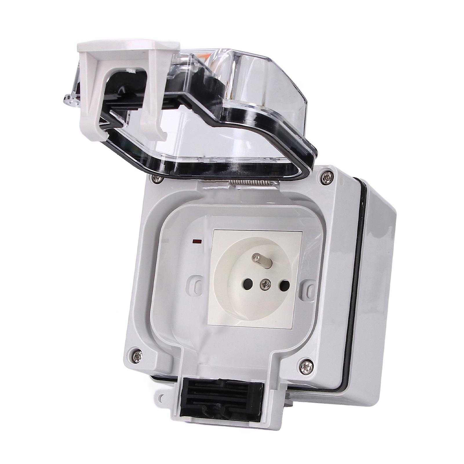 Outdoor socket IP66 waterproof, wall surface installation