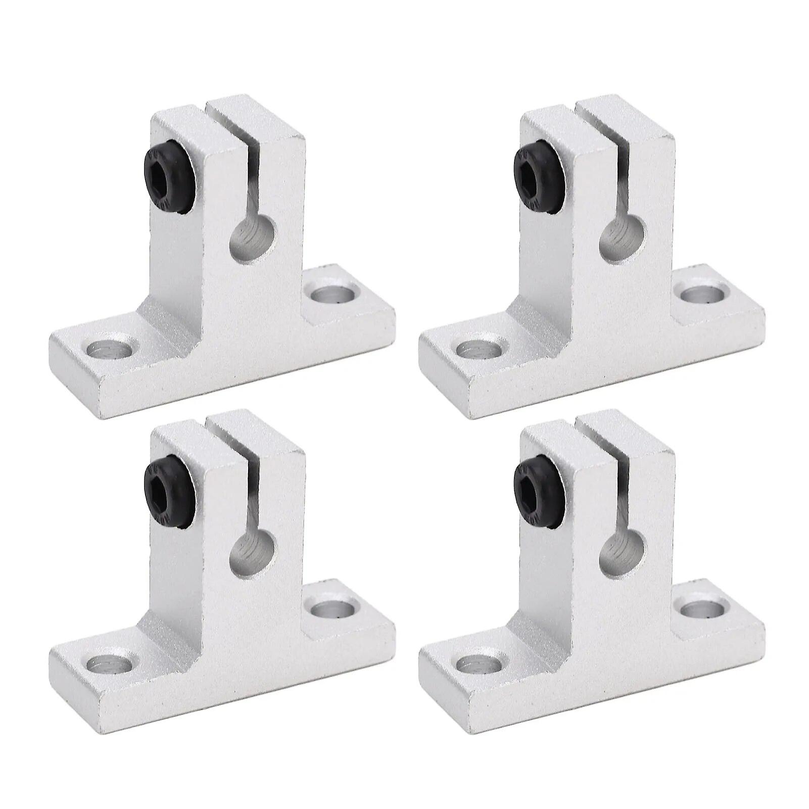 Staffe di bloccaggio lineari da 4 pezzi per staffe di supporto per guida lineare in lega di alluminio Staffe di bloccaggio lineari ~ 7911