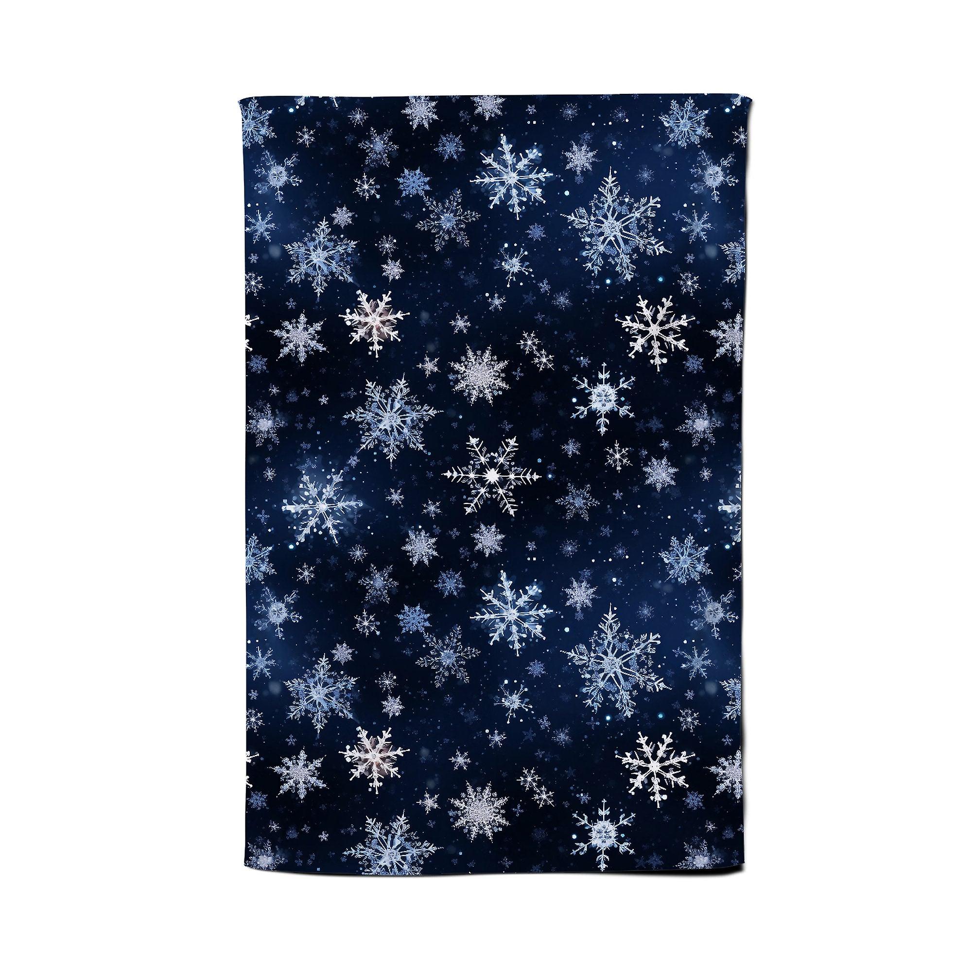 Dreamy And Magical Snowflake Tea Towel