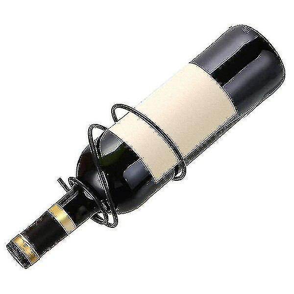 Wine Rack Bottle Display Single Wall Mounted Metal Simple