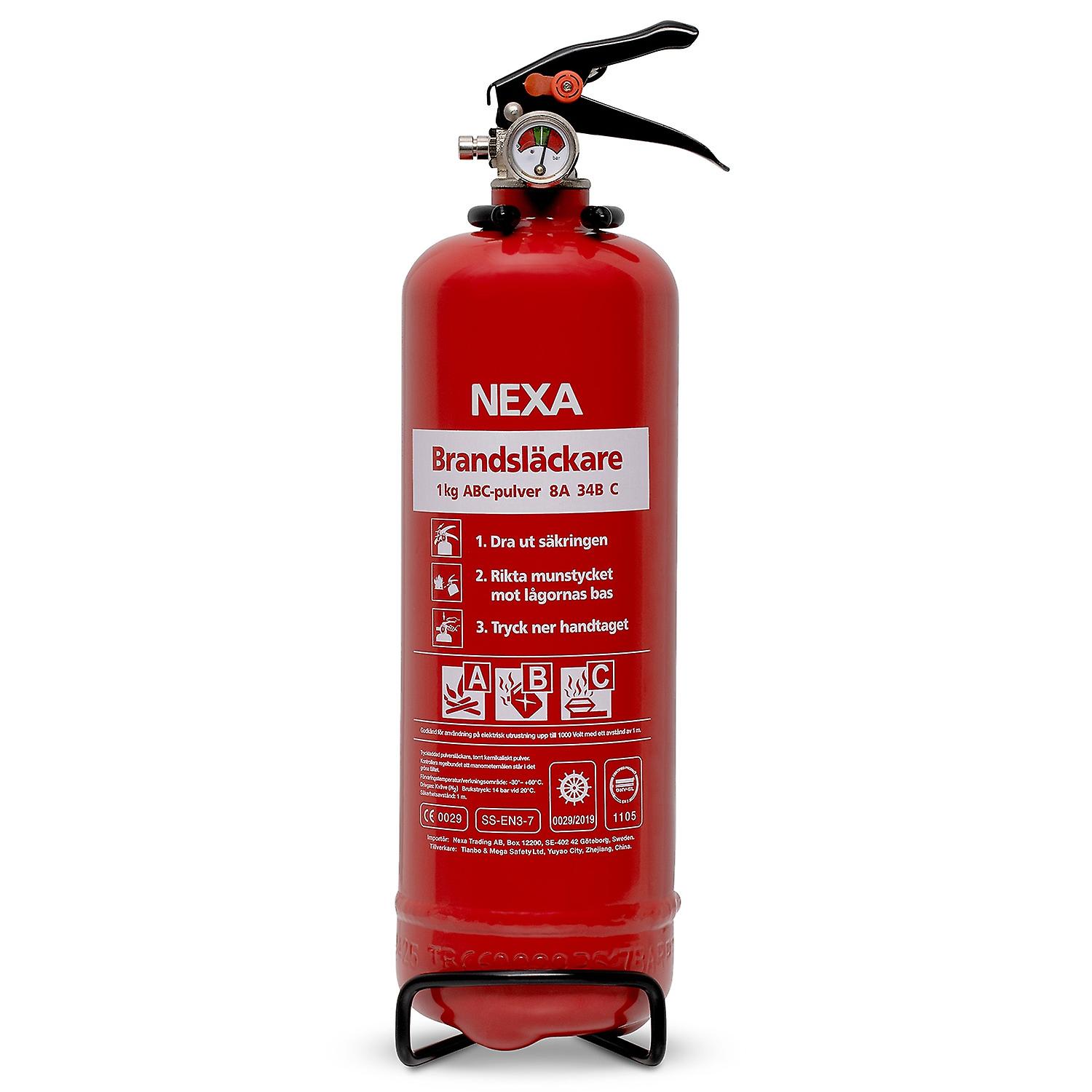 Extincteur Rouge 1kg 8A