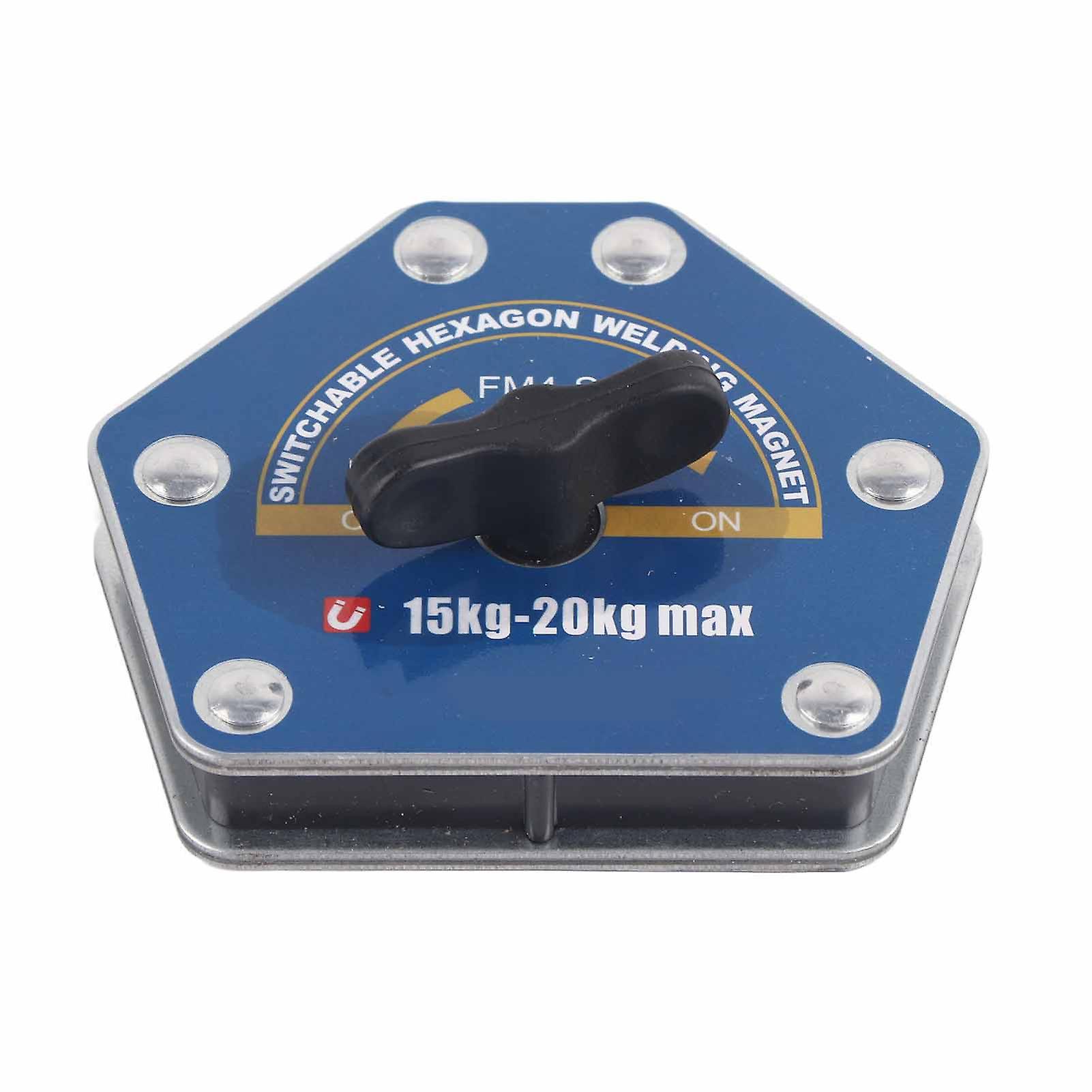 Powerful Multi-Angle Hexagonal Switchable Magnetic Welding Locator, 15-20kg Suction FM4-S