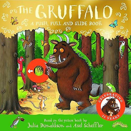 The Gruffalo A Push Pull And Slide Book by Julia Donaldson Paperback Book