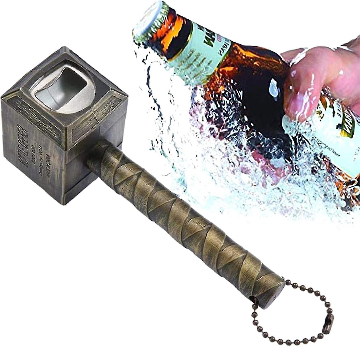 Thor's hammer bottle opener, beer bottle opener, wall-mounted hammer type bottle opener, creative Av