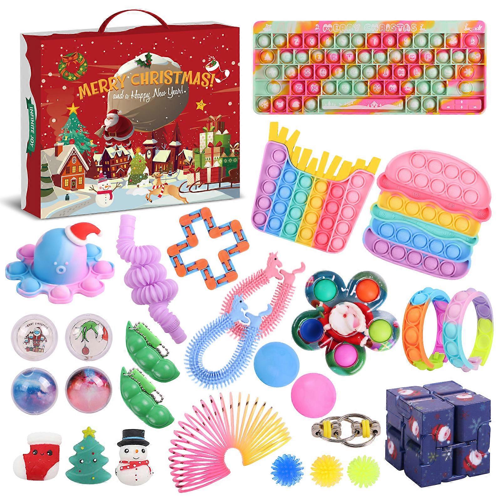 24 Days Countdown Christmas Advent Calendar Count Down Design For Friends Blind Box