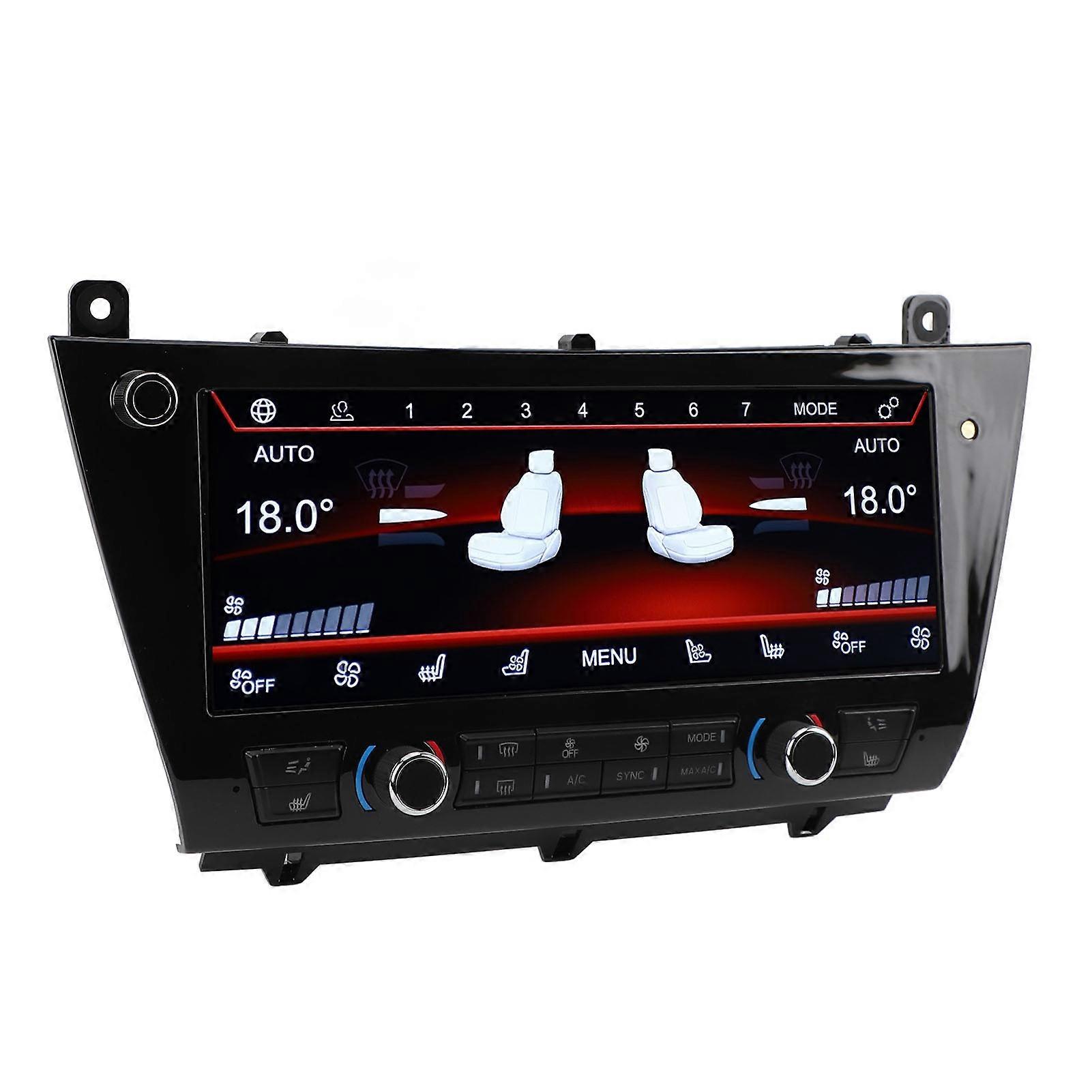 شاشة تعمل باللمس لتكييف السيارة 10.25in تدفئة المقعد التحكم الصوتي لوحة مكيف الهواء شاشة LCD ل X5 X6 F15 F16