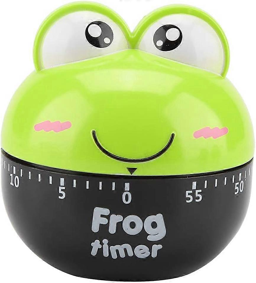 Kitchen Timer, Cartoon Animal Shaped Kitchen Timer, Mechanical Counters, Clock for Cooking, Timing Tool for Cooking, Shower(Green)