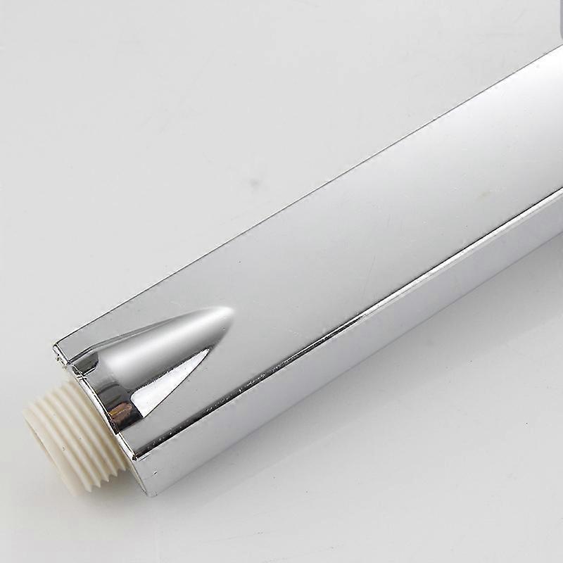Square Shower Head Large Diameter Exquisite Diameter Simple Upscale Silver High Pressure Water Saving Durable Bathroom Spray