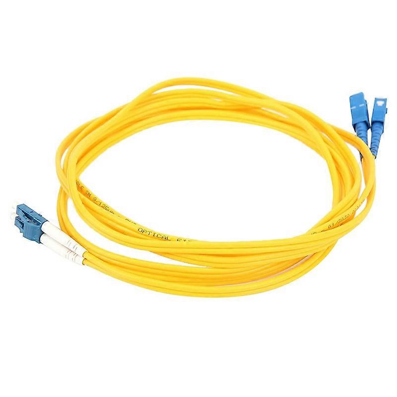 Fiber Optic Cable Jumper Cable LC/UPC TO SC/UPC Single Mode Dual Core for Fiber Optic Communication