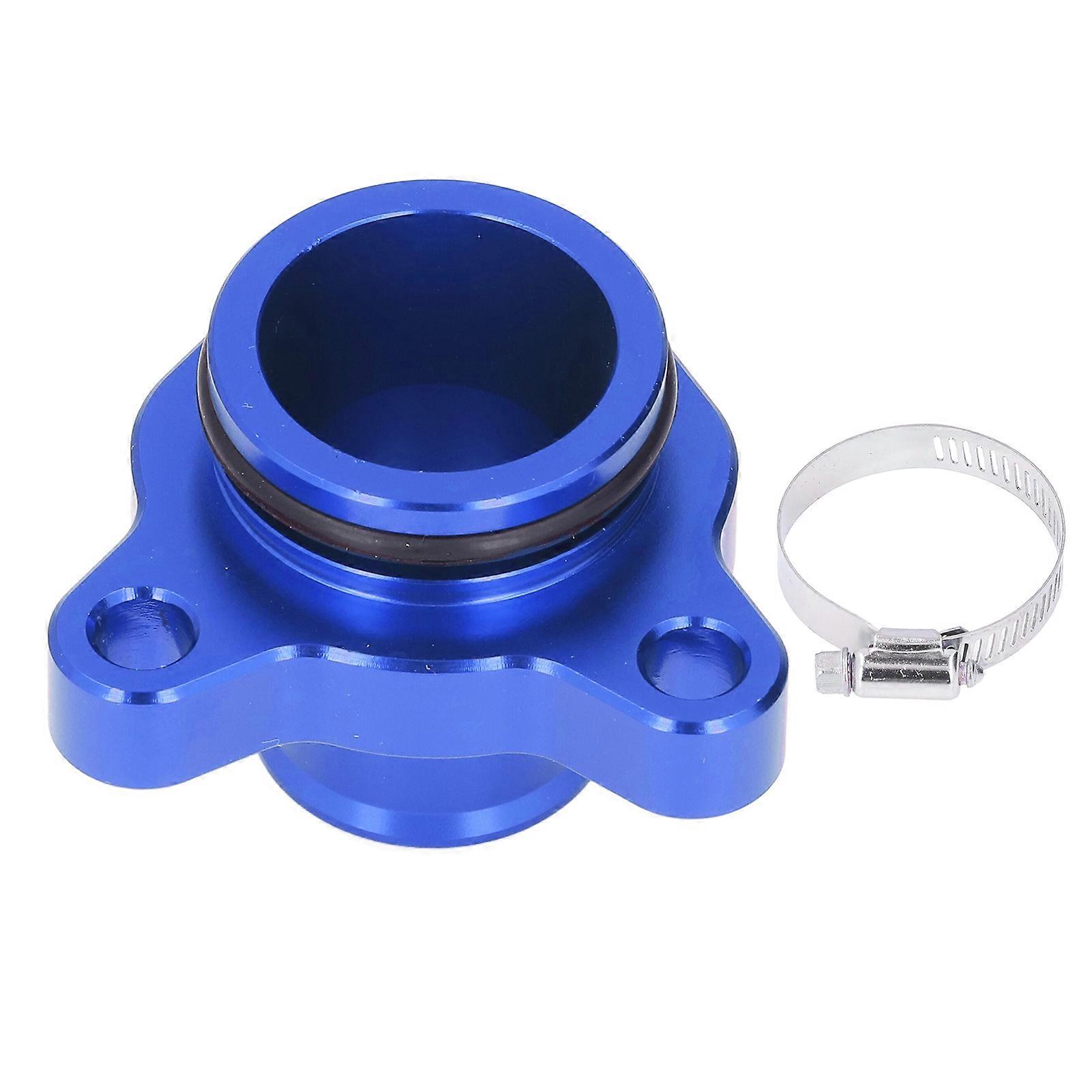 Car Water Hose Fitting Aluminium Alloy with Clamp Replacement for 335i 335xi 135i N54 3.0L Twin Turbo MotorsBlue E2U811