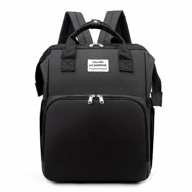 Foldable Mommy Backpack, Functional Large Capacity Diaper Bag, Outdoor Travel Diaper Backpack