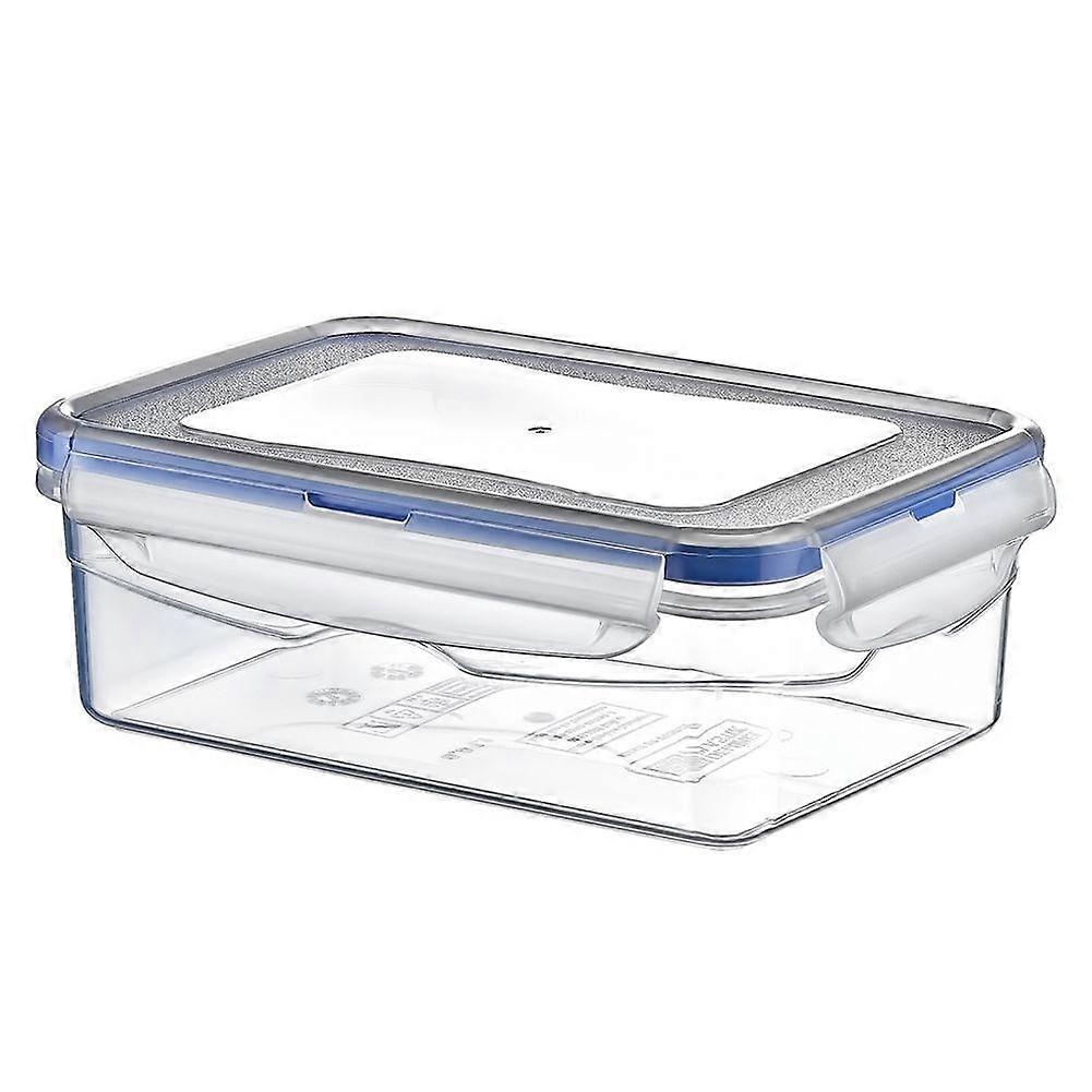 Transparent plastic container with airtight lid for the kitchen