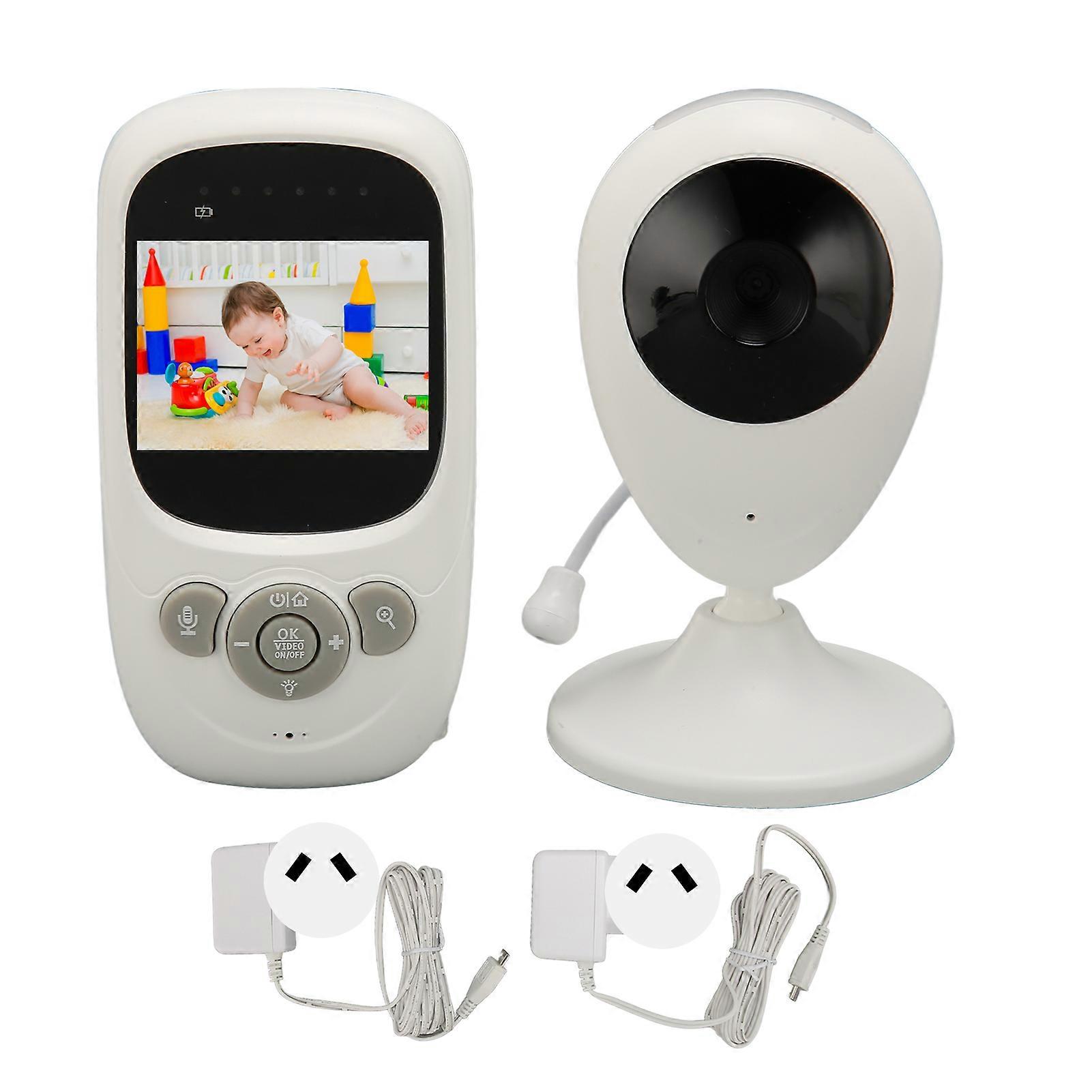Baby Monitor With Camera And Audio Hd 1080p 2.4inch Display Night Vision Two Way Talk Wireless Video Baby Monitor 100240v Au Plug