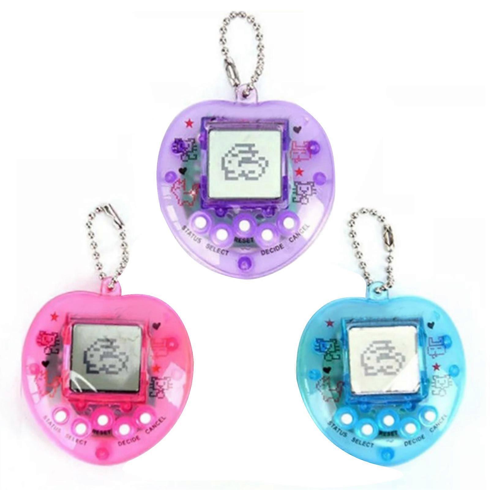 Pet Digital Toy Mini Heart Shape Handheld Game Machine Electronic Digital Virtual Pets