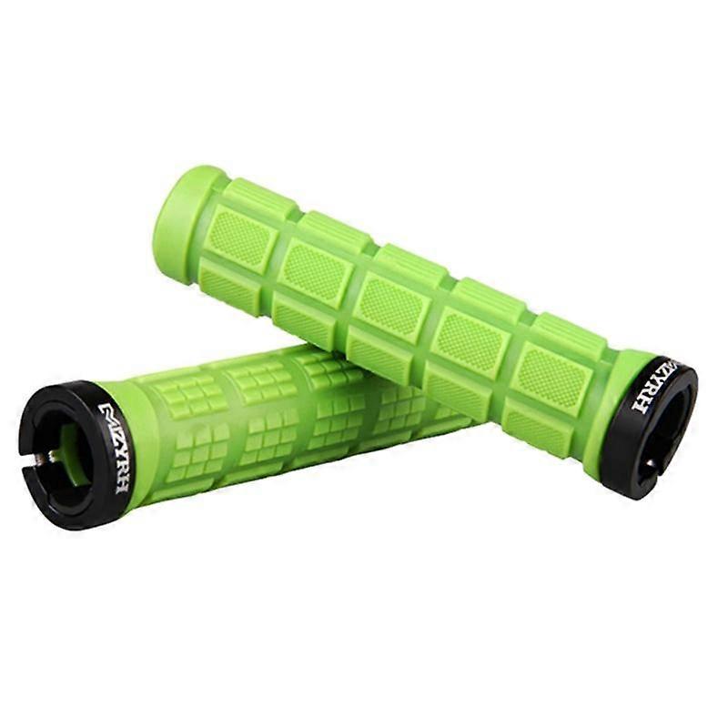 Bike Handlebar Grips BMX Bicycle Handles Cover Anti-Skid Bicycles Bar Grips, Green
