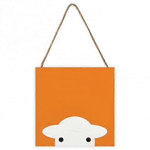 Herdy Orange Peep Plaque