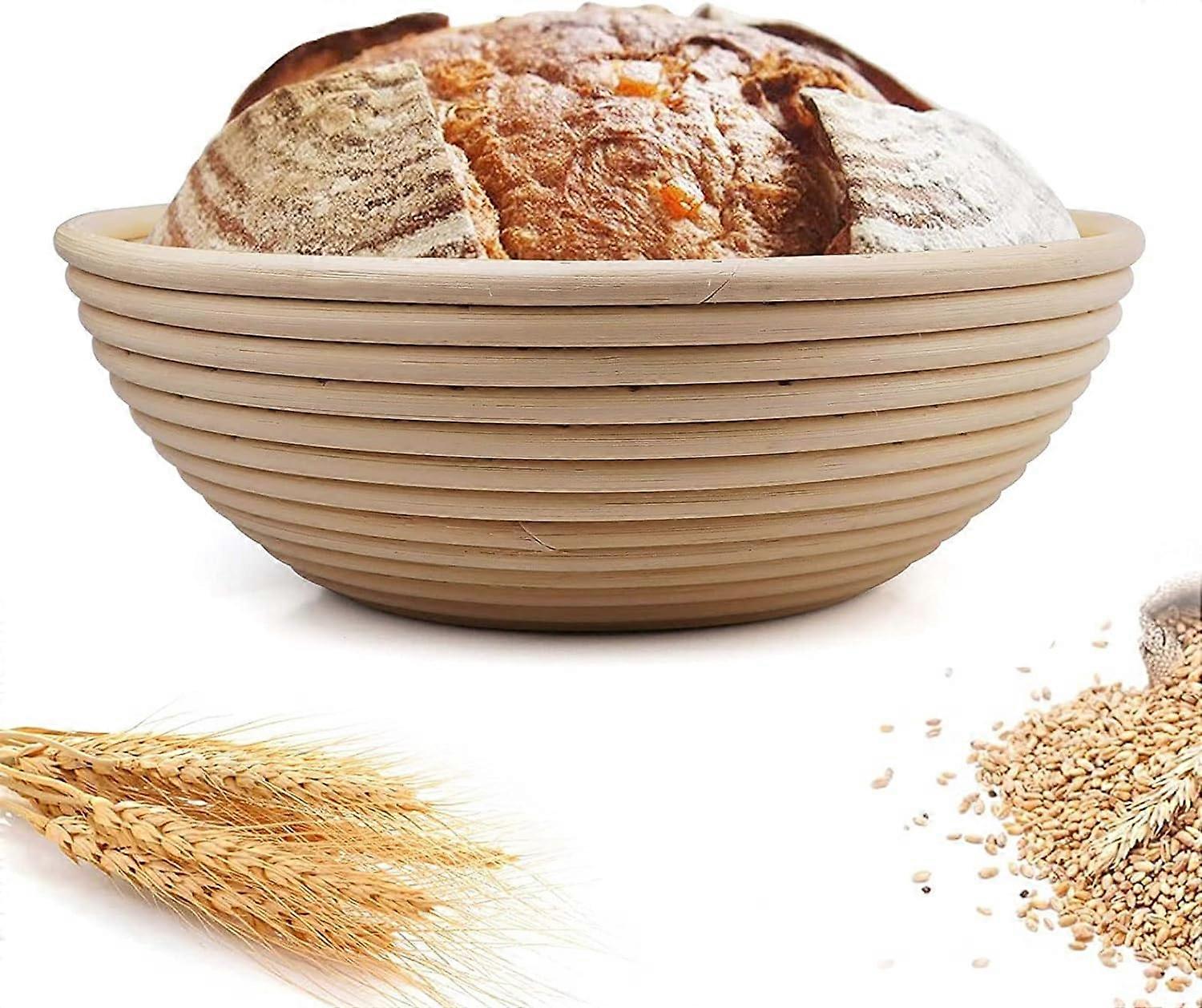 Round fermentation basket - With linen insert - 22 cm