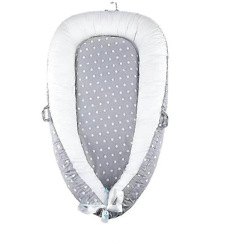 Breathable Hypoallergenic Crib Pillow For Babies Up To 9 Months, Portable Folding Cot, 90x50 Cm