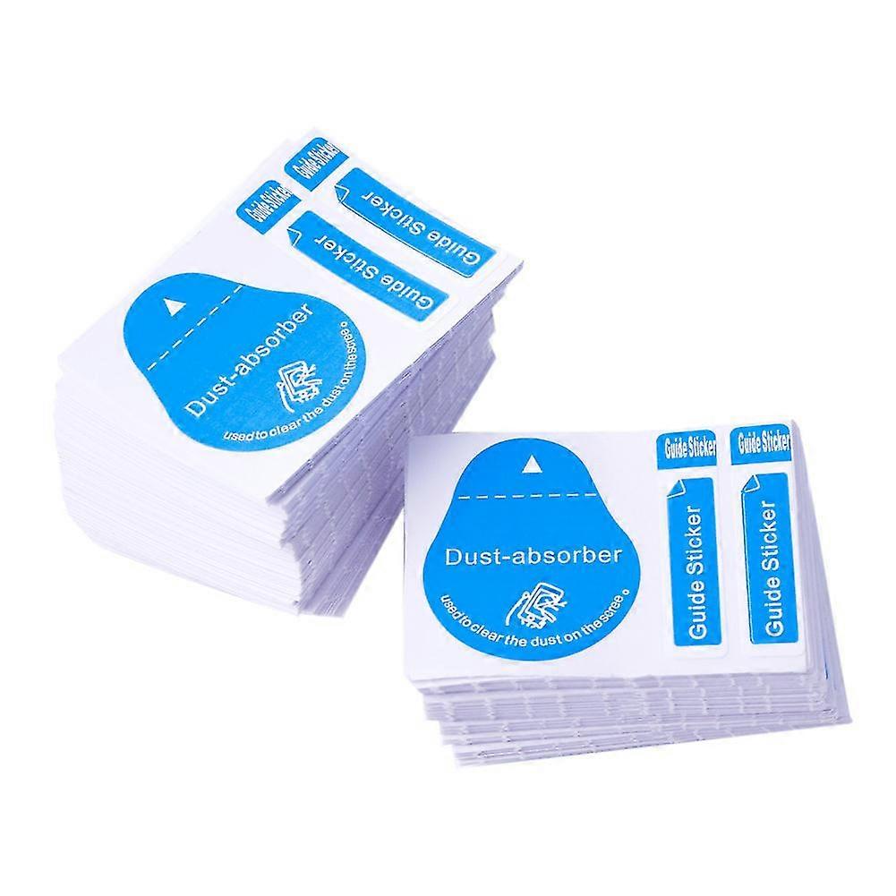 200x Screen Dust Absorber Lcd Guide Protector Dedust Sticker Fr Cellphone Tablet