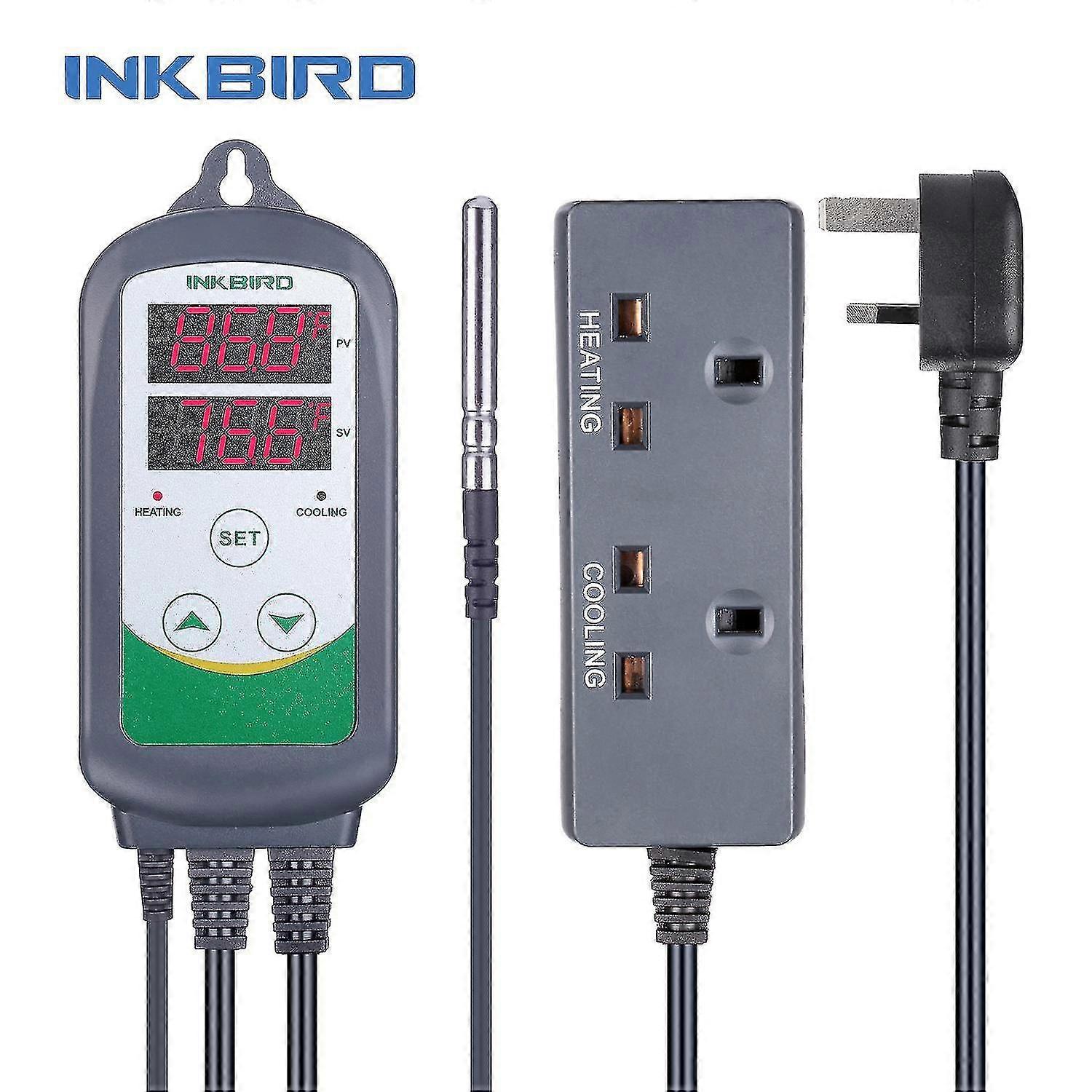 Thermoregulator Itc-308 Digital Temperature Controller Thermostat 220v W/ Dual Display Alarm For Floor Birds Incubator