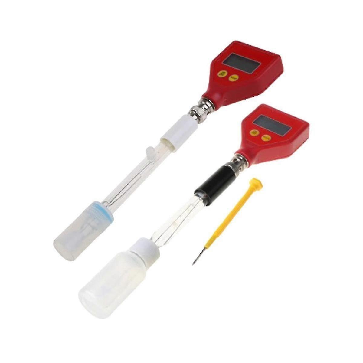 2pcs High Resolution Ph Meter Digital Ph Tester Lcd Display Data Hold Forcheese Milk Ph Tester -ph-