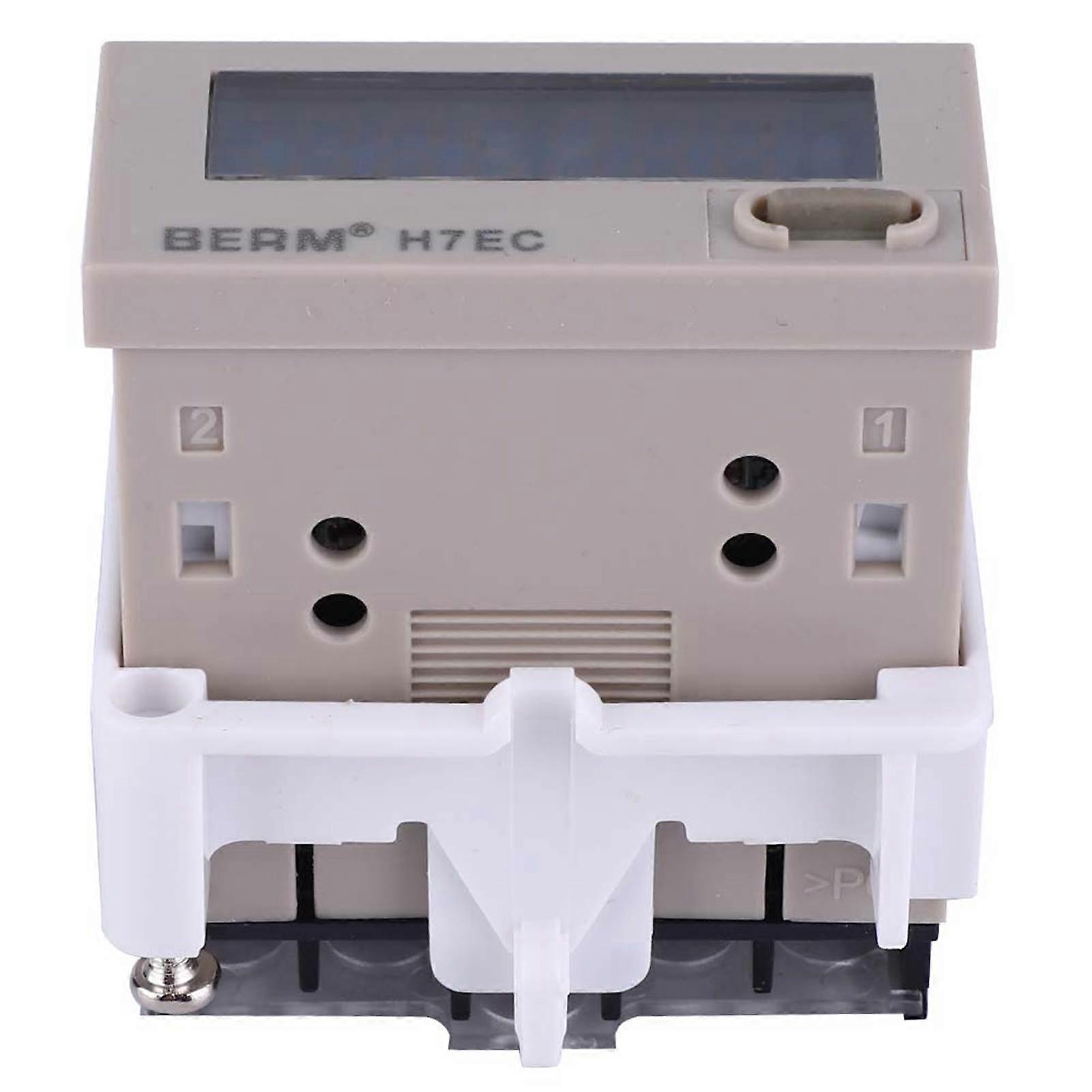 H7EC N without Input Voltage Digital Electrical Counter Totalizer with 8-gigit LCD Display