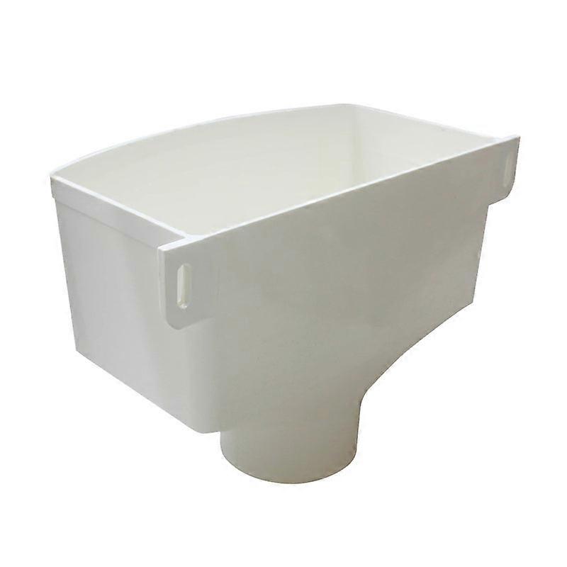 thumbnail image 2 of Square Line Gutter Downpipe For Static Caravan – White, 2.5M, Rainwater System, Mystatic 2 of 6
