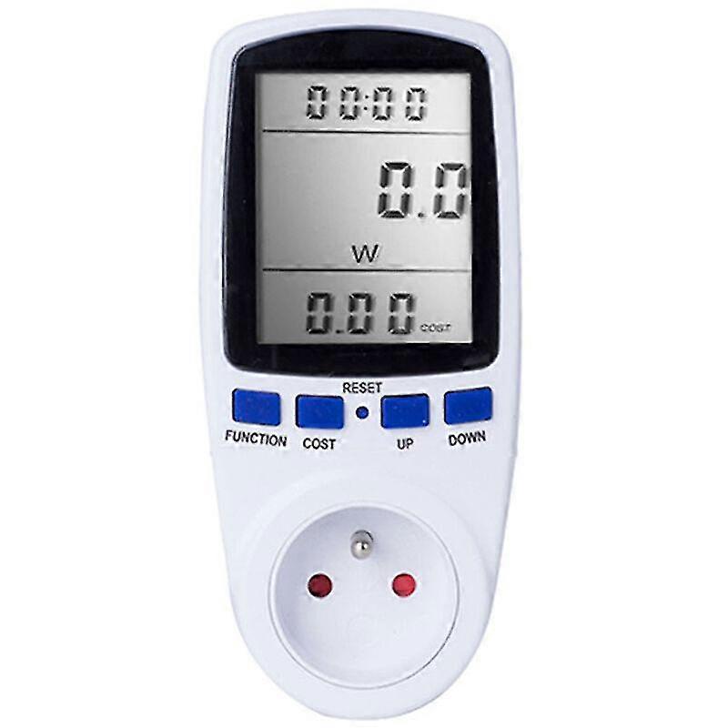 Msbd Digital Lcd Energy Meter Wattmeter Power Electricity Monitoring Device Kwh Fr Power Measurement Output Analyzer (hy)