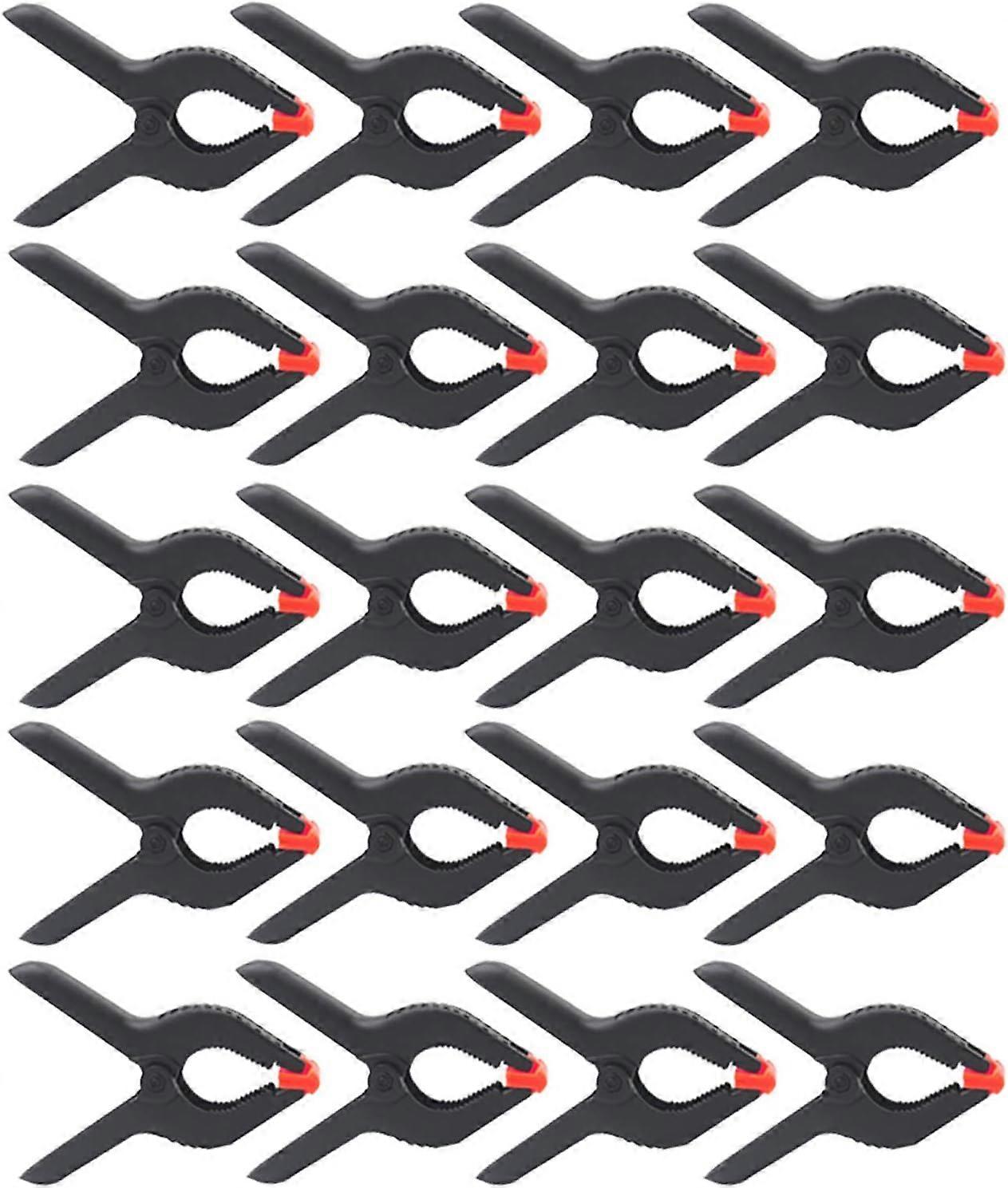 Chiffon Backdrop Spring Clip 6.5cm Heavy Duty Clamp for Photo Studio Photography Background, Backdrop, Artwork or Home Use (2.5cm Maxilla)20-pack,2024