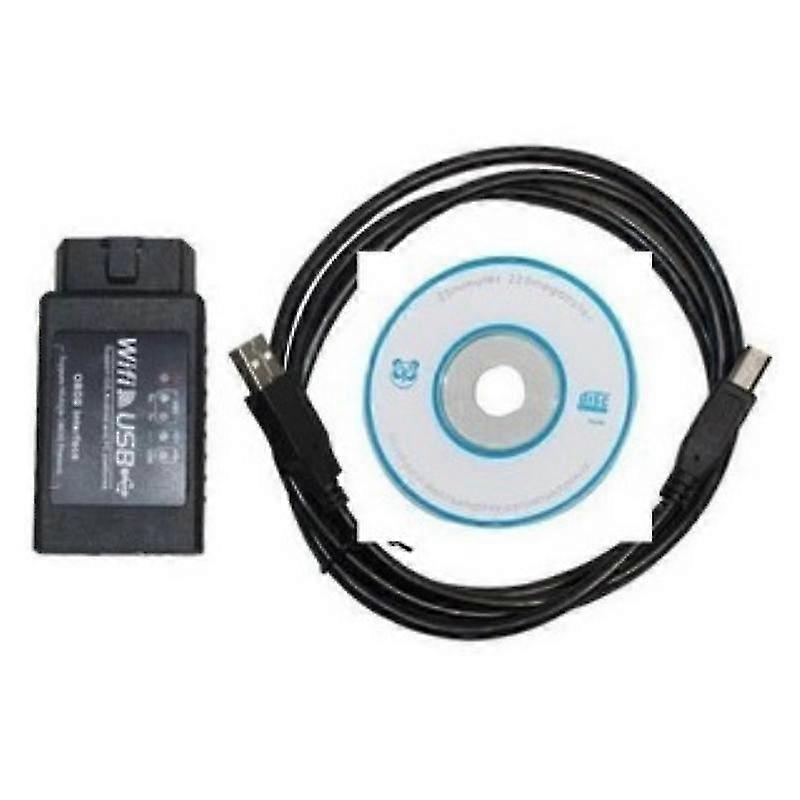 Wifi + Usb Wifi327 Elm327 Obd2 Test Line Obdii Detector Cable Cords Eobd Vehicle Diagnostic Scanners Tools