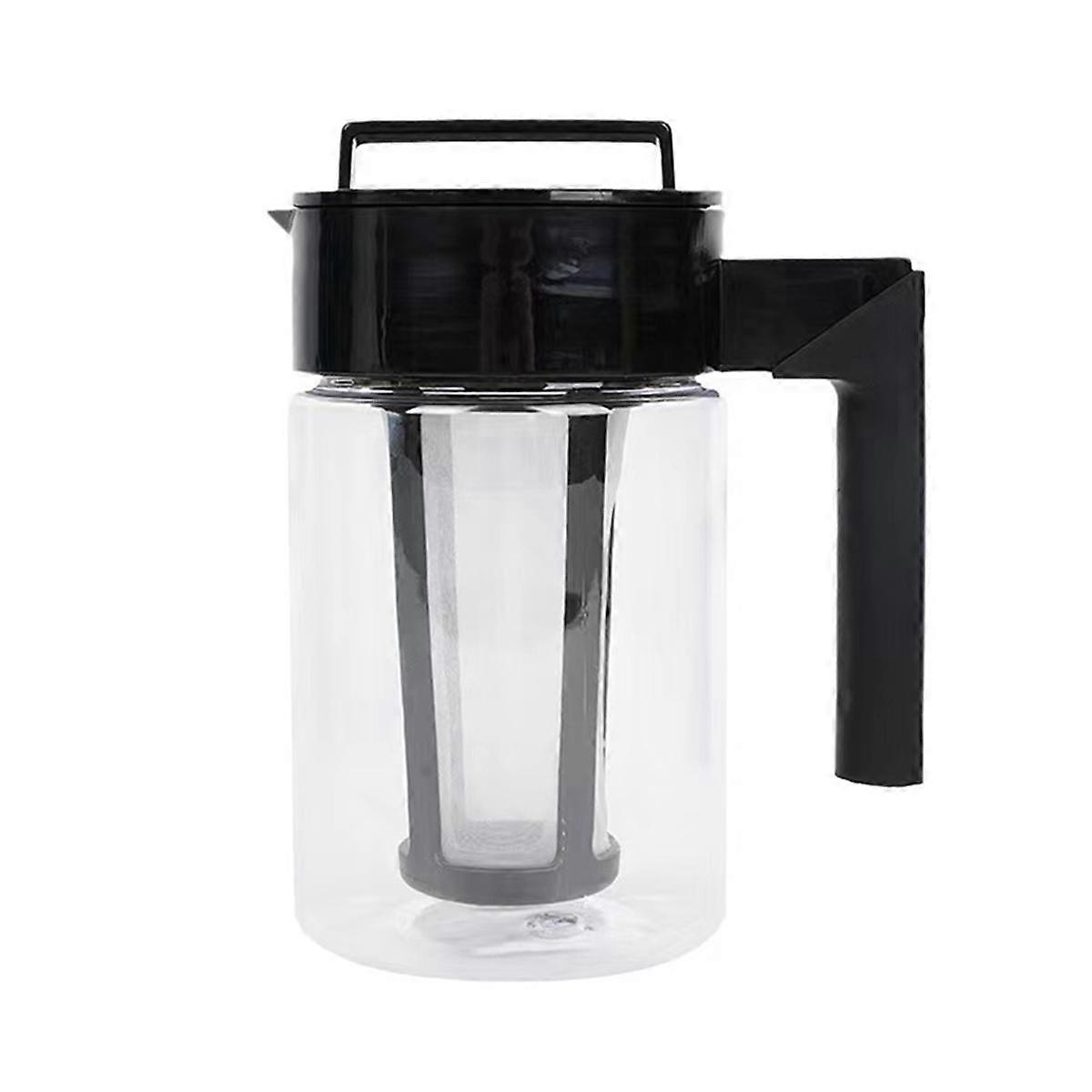 900Ml Cold Brew Iced Coffee Maker Airtight Seal Handle Coffee Kettle Non-Slip Handle Coffee Kettle