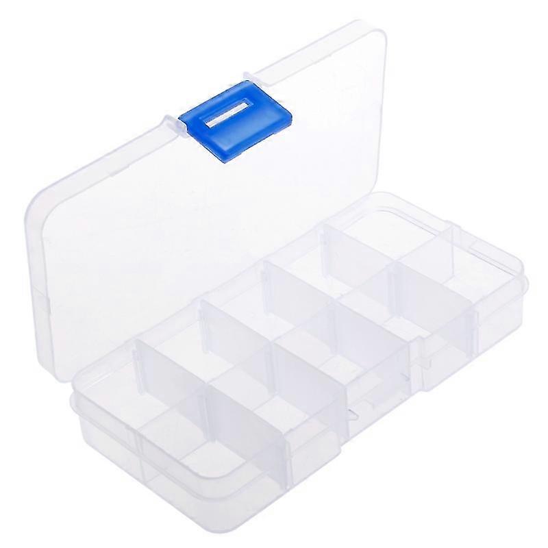 Fishing Lures Hook Bait Plastic Storage Box Adjustable Case Tackle Accessory New