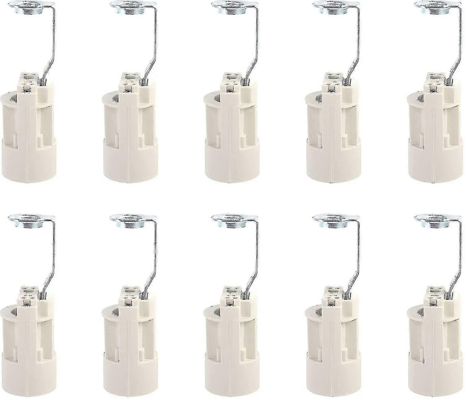 10 Pcs E14 Bulb Base Adjustable E14 Lamp Sockets Converter E14 Sockets Candle Lamp Holder - MXBC