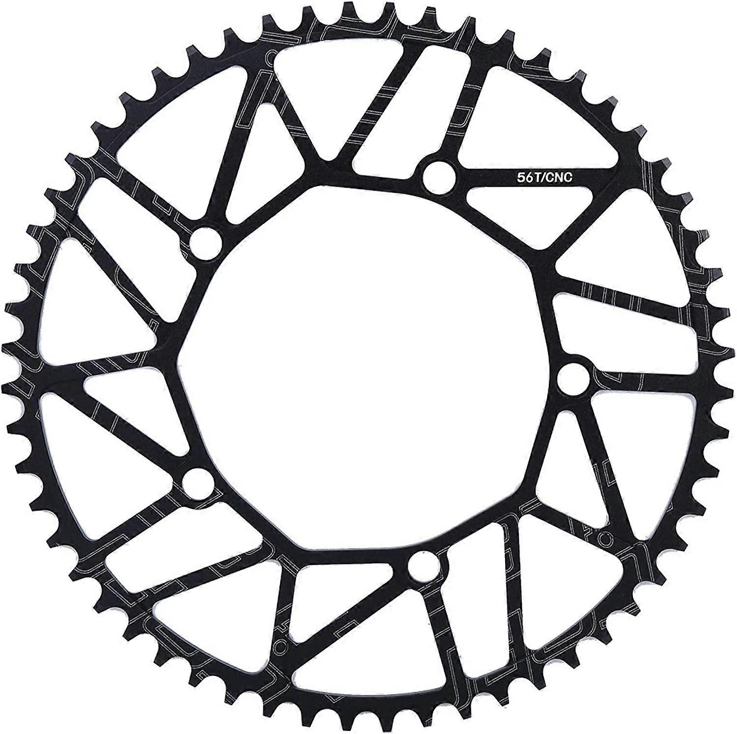 Bicycle Chainring - High Quality Positive and Negative Teeth 130BCD Crank Single Disc Bicycle Chainring 130BCD 56T