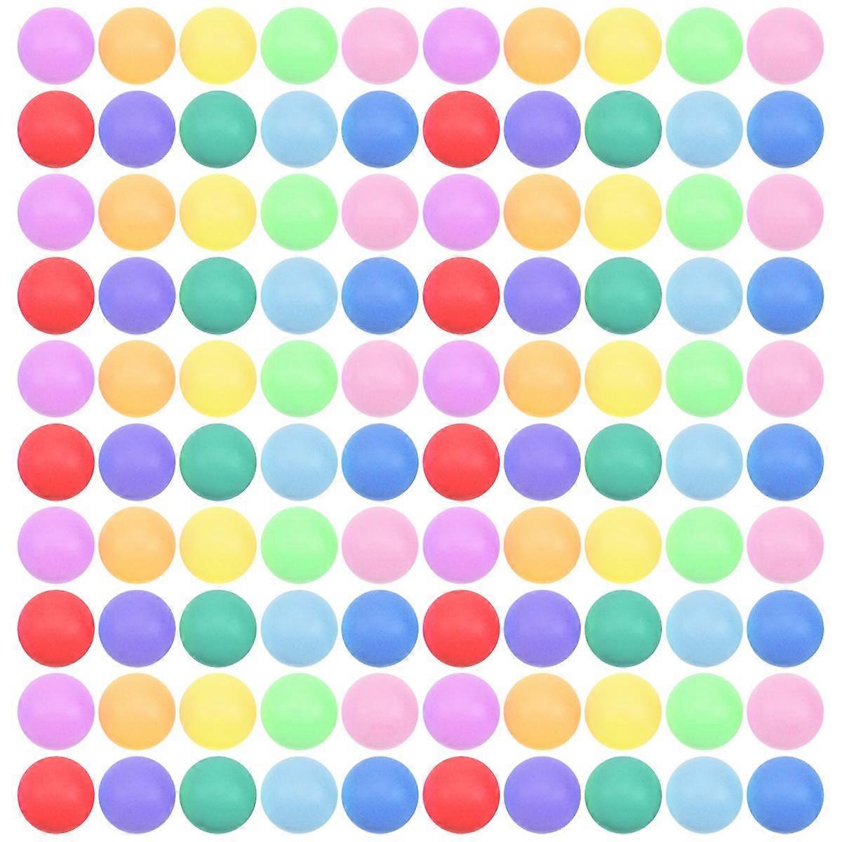 150Pcs/Pack Colored Pong Balls 40mm Entertainment Table Tennis Balls Mixed Colors Beer Pong Balls G