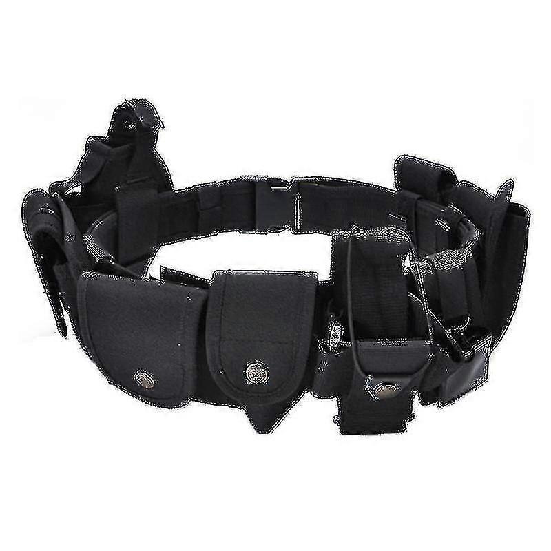 Cintura tattica all'aperto Forze dell'ordine Attrezzatura modulare Sicurezza Utility Belt1 Pieceblack nero